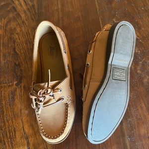 G. H. Bass &Co. Sailor Tan Leather Lace up Loafer Women